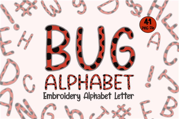 Bug Embroidery Alphabet Letter Review