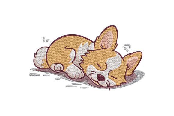 Cute Dog Sleeping Embroidery: A Designer’s Review