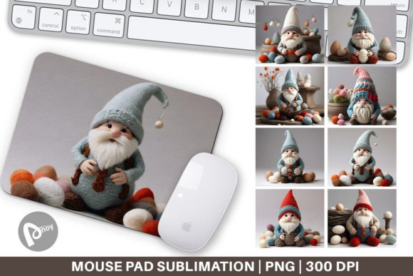 Mouse Pad Easter Gnome Embroidery Review