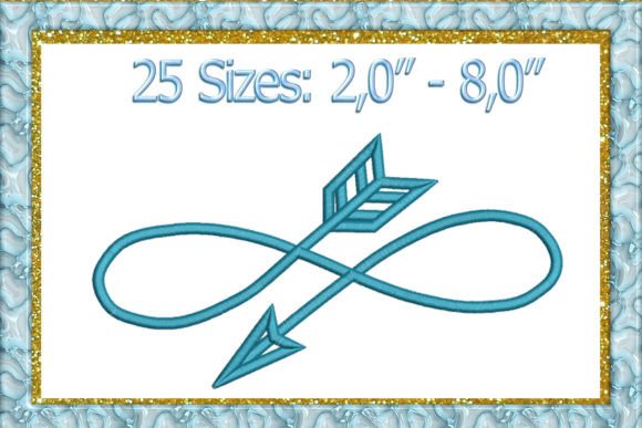 Review: Arrow Infinity Embroidery Design for Apparel