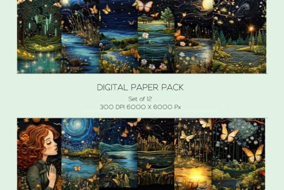 Reviewing Butterfly Field Embroidery Paper Set for Holiday Sales