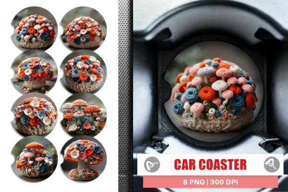 Reviewing Car Coaster Mushromm Embroidery for Holiday Sales