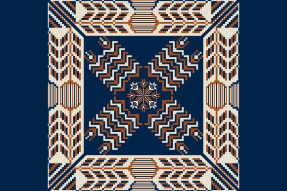 Reviewing Embroidery Folk Ethnic Square Pattern for Gifts