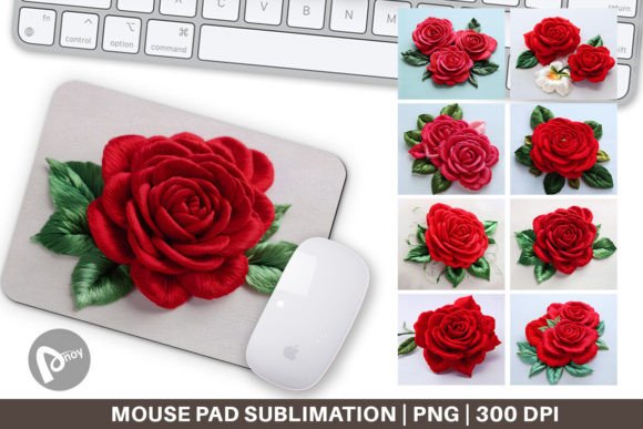 Reviewing Mouse Pad 3D Rose Embroidery for Boutique Apparel