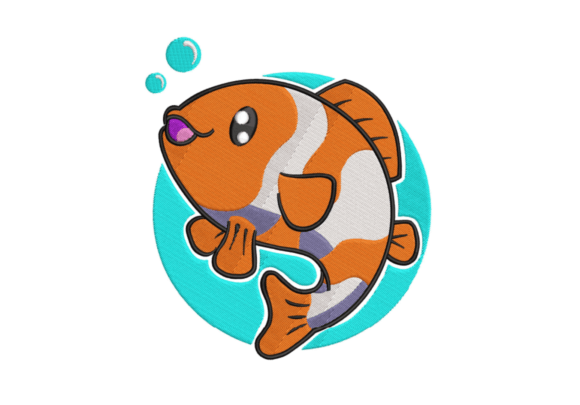 Reviewing Nemo Fish Embroidery Digitizing Design