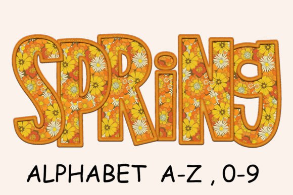 Spring Orange Flower Alphabet: A Designer’s Review
